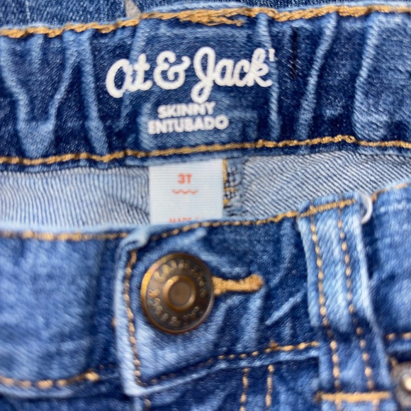 Cat & Jack Dark Blue Skinny Jeans - Picture 3 of 4